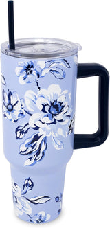Kate Spade Floral Toile 40oz Stainless Steel Mug With Handle