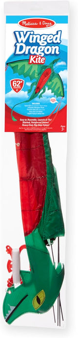 Melissa & Doug Winged Dragon Shaped Kite - 62"