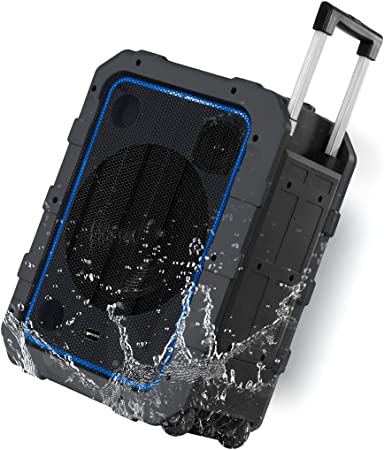 Gemini Rechargeable Weather-Resistant Trolley Speaker