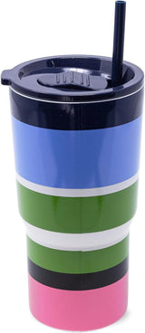 Kate Spade Sunny Day Stripe Stainless Steel 20 Oz. Tumbler