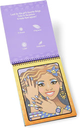 Melissa & Doug On the Go Water Wow! Reusable Water-Reveal Activity Pad - Makeup and Manicures