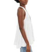 Free People Womens Valerie Tunic Halter Top