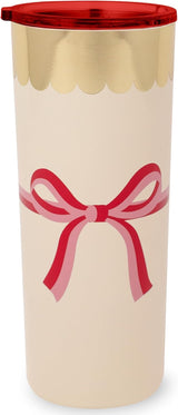 Kate Spade Candy Bow Stainless Steel 24 oz. Tumbler