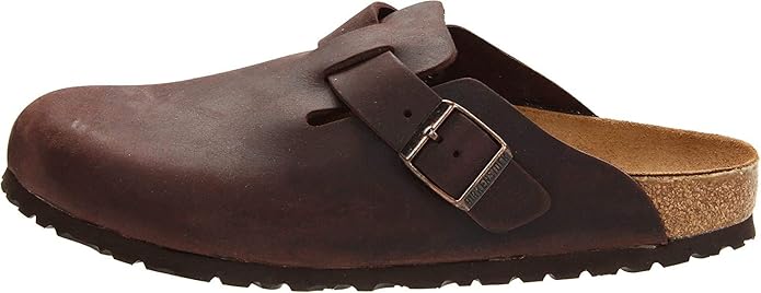 Birkenstock Boston Oiled Leather SLip-On Mule Sandal - Regular/Wide