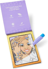 Melissa & Doug On the Go Water Wow! Reusable Water-Reveal Activity Pad - Makeup and Manicures
