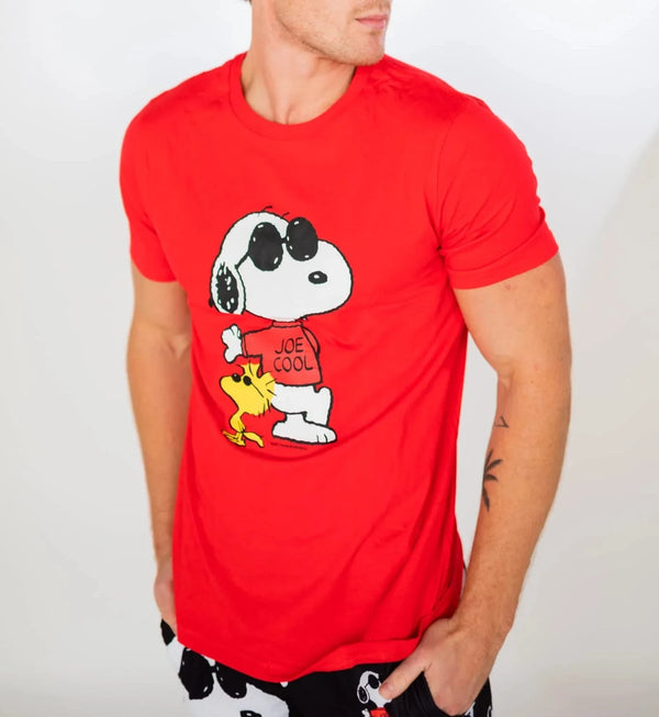 Brief Insanity Peanuts Snoopy Joe Cool Short Sleeve T-Shirt - Small