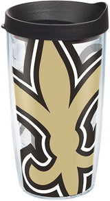 tervis NFL New Orleans Saints Colossal Wrap with Travel Lid Tumbler - 16 oz.