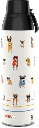 Tervis Venture Water Bottle Dog Paws and Shades Triple Walled Water Bottle with Versa Lid - 24 oz.