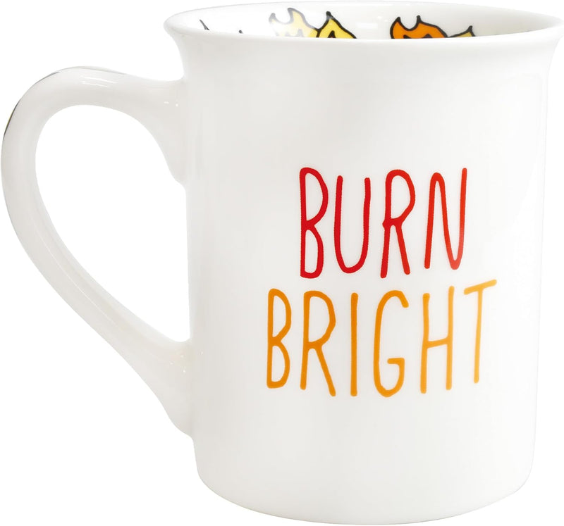 Enesco Dumpster Fire Burn Bright Coffee Mug