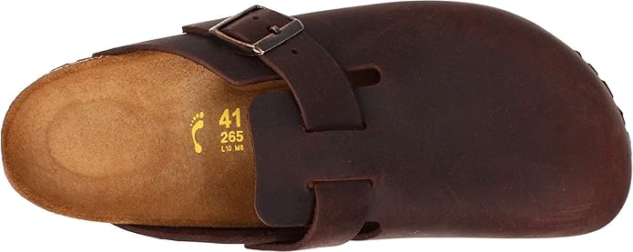 Birkenstock Boston Oiled Leather SLip-On Mule Sandal - Regular/Wide