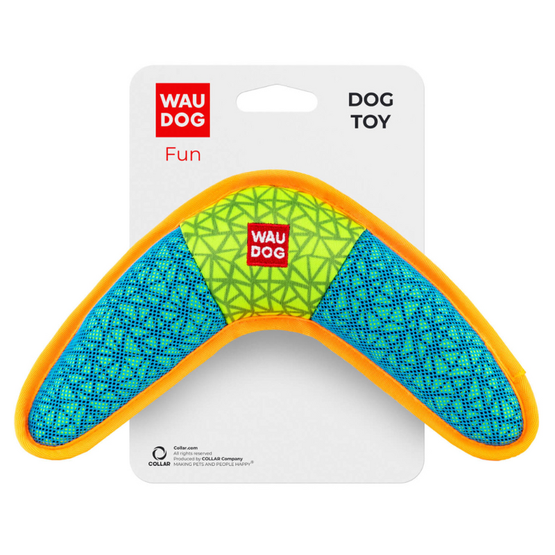 WAUDOG Blue Boomerang Fun Dog Toy