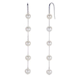 Imperial Pearl Freshwater Cultured Pearl Shoulder Skimming Drop Earrings - Sterling Silver