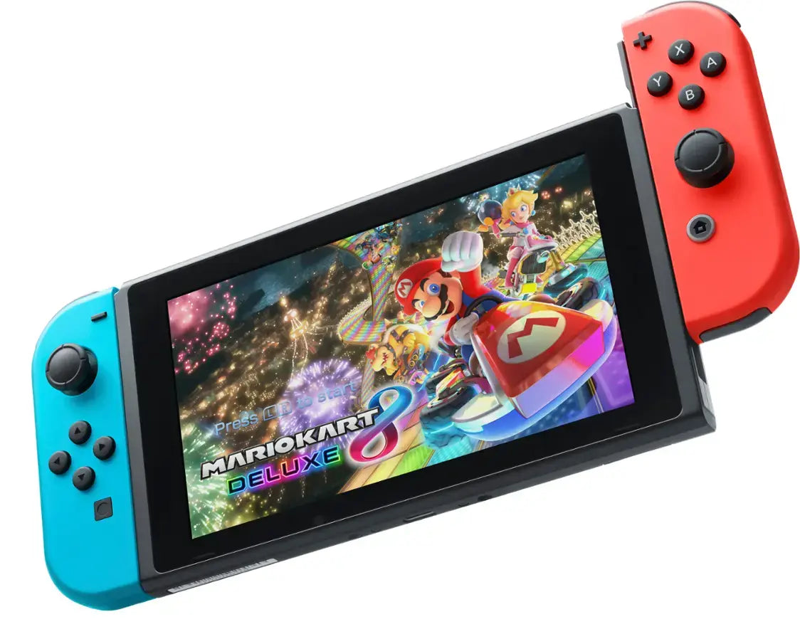 Nintendo Switch mari Nintendo Switch Mario Kart 8 Deluxe Bundle – ShopCGX