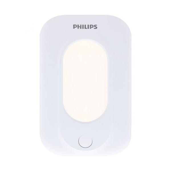 Philips 4-Outlet 2-USB Wall Tap With Surge Protection and Light Sensing Night Light