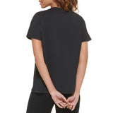 DKNY Womens Falling Graphic Short Sleeve T-Shirt
