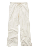American Eagle Womens AE Low-Rise Linen-Blend Pull-On Pants