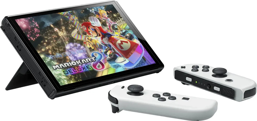 【ちゃっきー】 Nintendo Switch Nintendo Switch Mario Kart 8 Deluxe OLED Bundle – ShopCGX