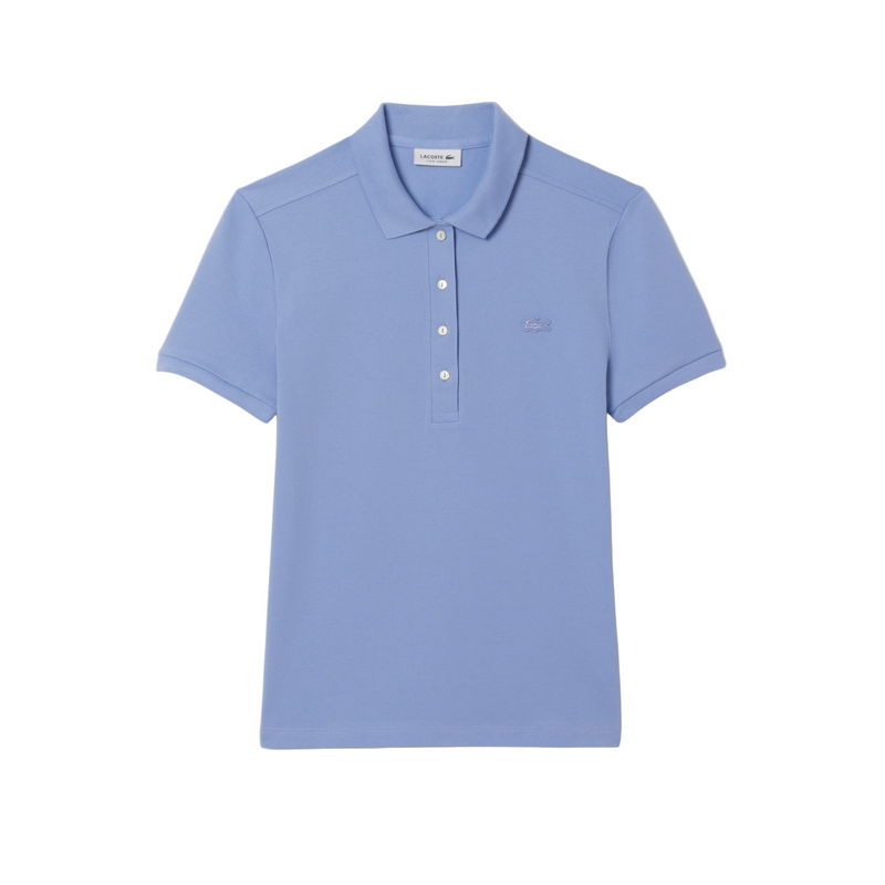 Lacoste Womens L.12.D Slim Fit Stretch Mini Piqué Polo Shirt