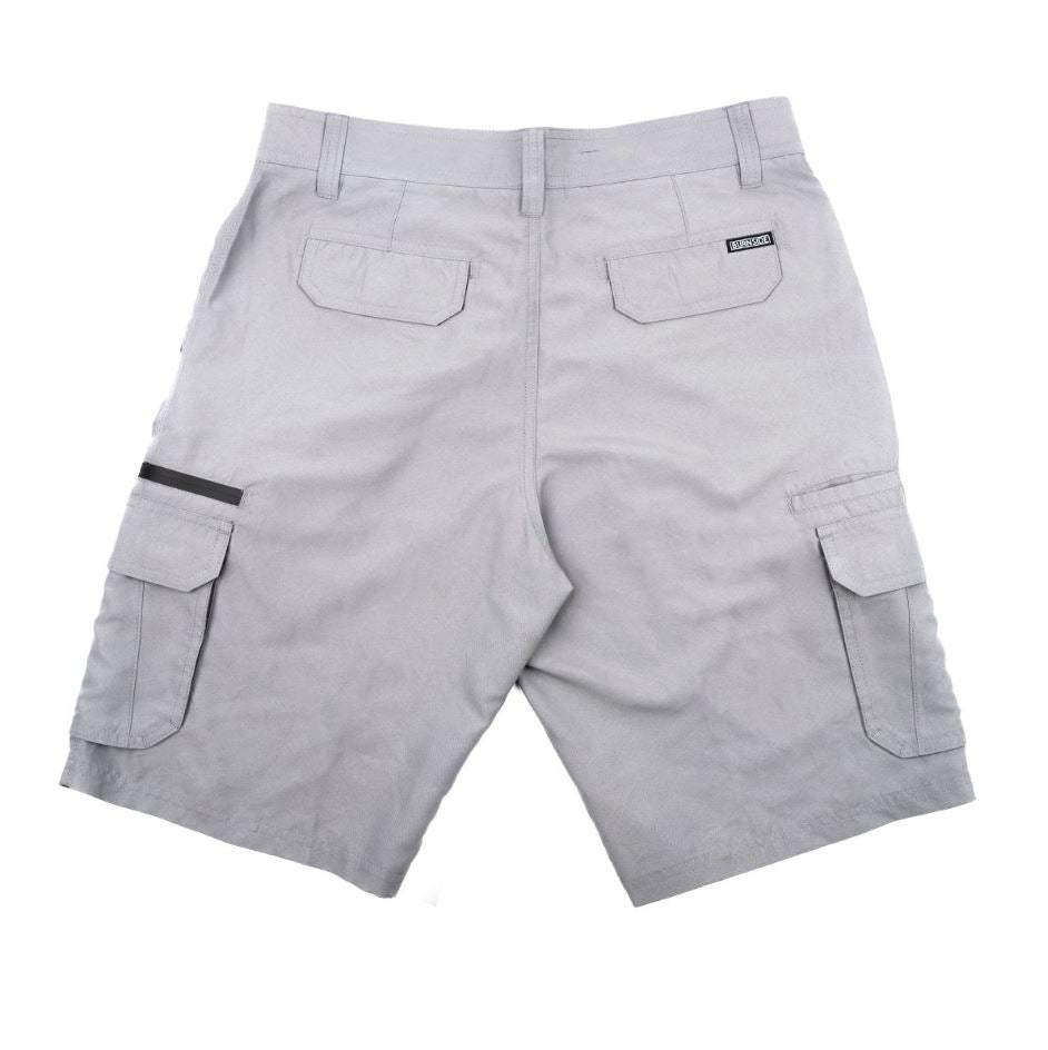 Burnside Mens Microfiber Cargo Shorts