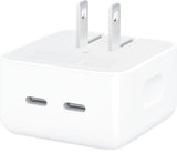 Apple 35W Dual USB-C Port Compact Power Adapter