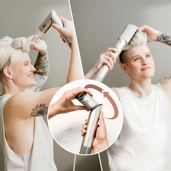 Shark FlexStyle Air Styling & Drying System Powerful Hair Blow Dryer and Multi-Styler