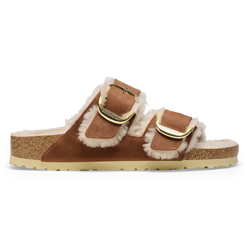 Birkenstock Womens Arizona Big Buckle Shearling Sandals - Regular/Wide