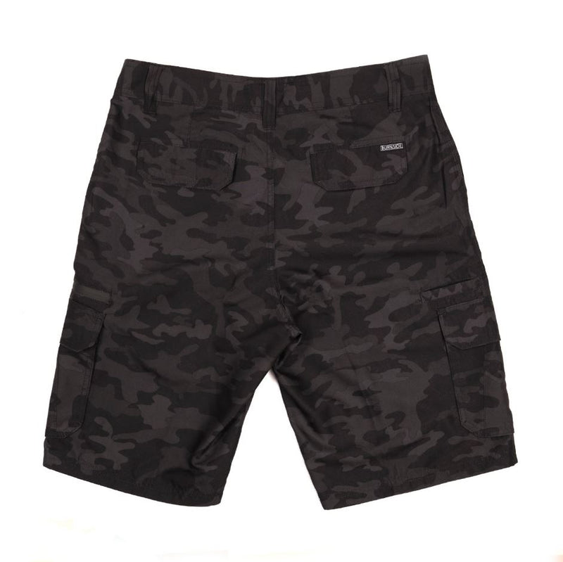 Burnside Mens Microfiber Cargo Shorts