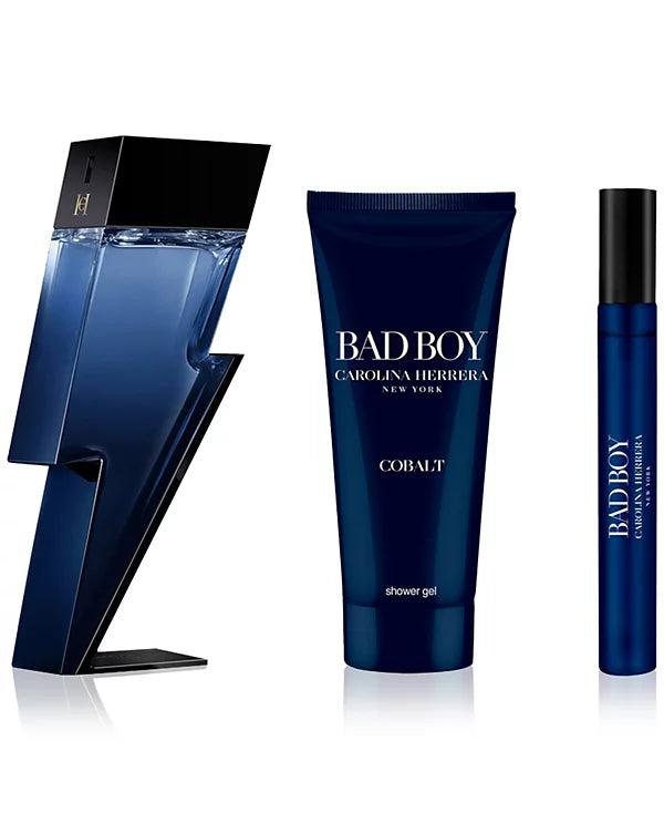 Carolina Herrera Bad Boy Cobalt Eau de Parfum 3-Piece Gift Set