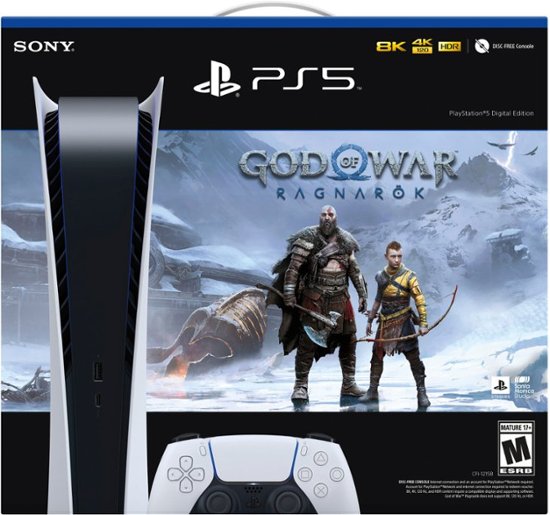 Sony PlayStation 5 Digital Console God of War Ragnarok Bundle