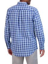 Chaps Mens Poplin Woven Plaid Long Sleeve Shirt