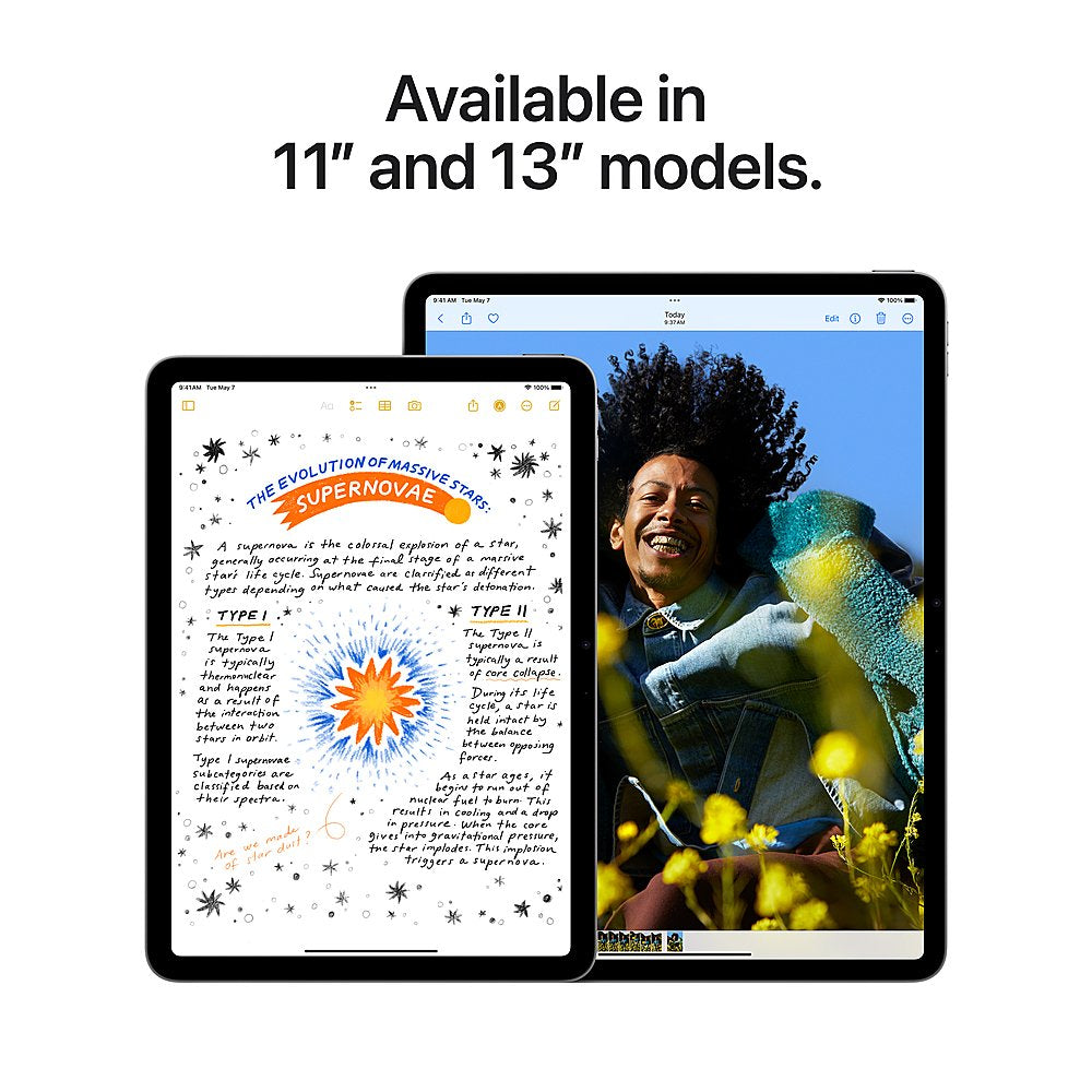 Apple 11-inch iPad Air M2 chip Built for Apple Intelligence Wi-Fi 256GB - Blue