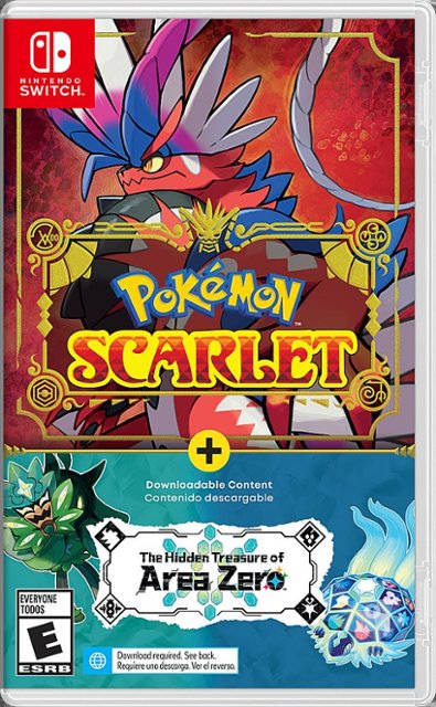 Nintendo Switch Pokémon Scarlet + The Hidden Treasure of Area Zero Bundle