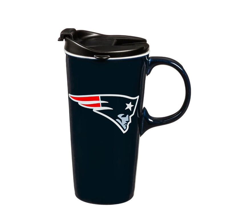 Team Sports America New England Patriots Travel Latte Mug