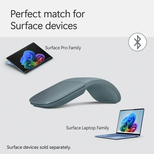 Microsoft Surface Wireless Arc Bluetooth BlueTrack Ambidextrous Mouse