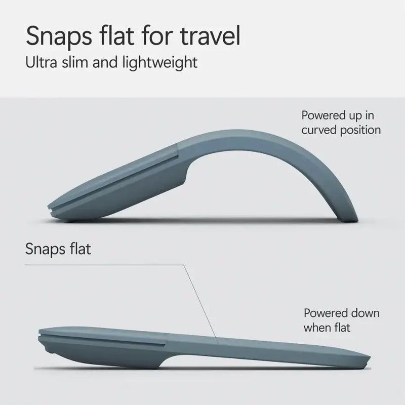 Microsoft Surface Wireless Arc Bluetooth BlueTrack Ambidextrous Mouse