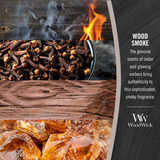 WoodWick Wood Smoke Large Hourglass Candle - 21.5 oz.
