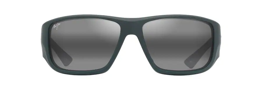 Maui Jim Keha Matte Dark Military Green Frame - Neutral Grey Lens - Polarized Sunglasses