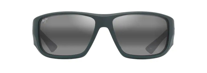 Maui Jim Keha Matte Dark Military Green Frame - Neutral Grey Lens - Polarized Sunglasses