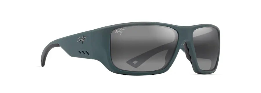 Maui Jim Keha Matte Dark Military Green Frame - Neutral Grey Lens - Polarized Sunglasses