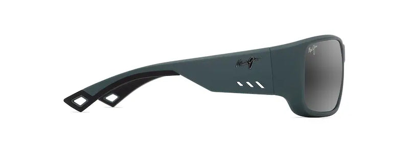 Maui Jim Keha Matte Dark Military Green Frame - Neutral Grey Lens - Polarized Sunglasses