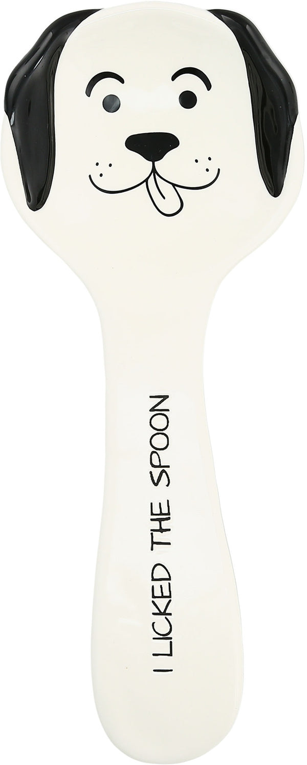 Pavilion Dog Licked the Spoon 10" Spoon Rest