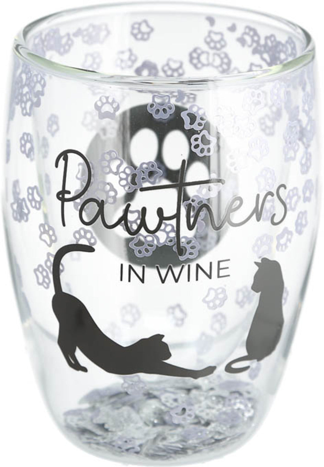 Pavilion Pawtners Double Walled Stemless Wine Glass - 10 oz.