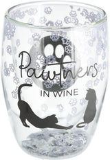 Pavilion Pawtners Double Walled Stemless Wine Glass - 10 oz.