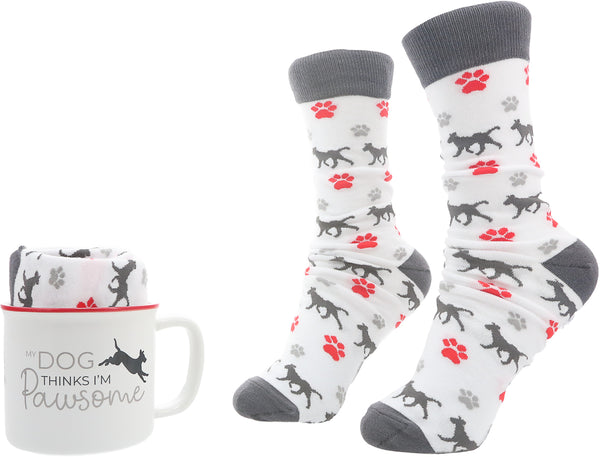 Pavilion My Dog 18 oz Mug & Crew Socks