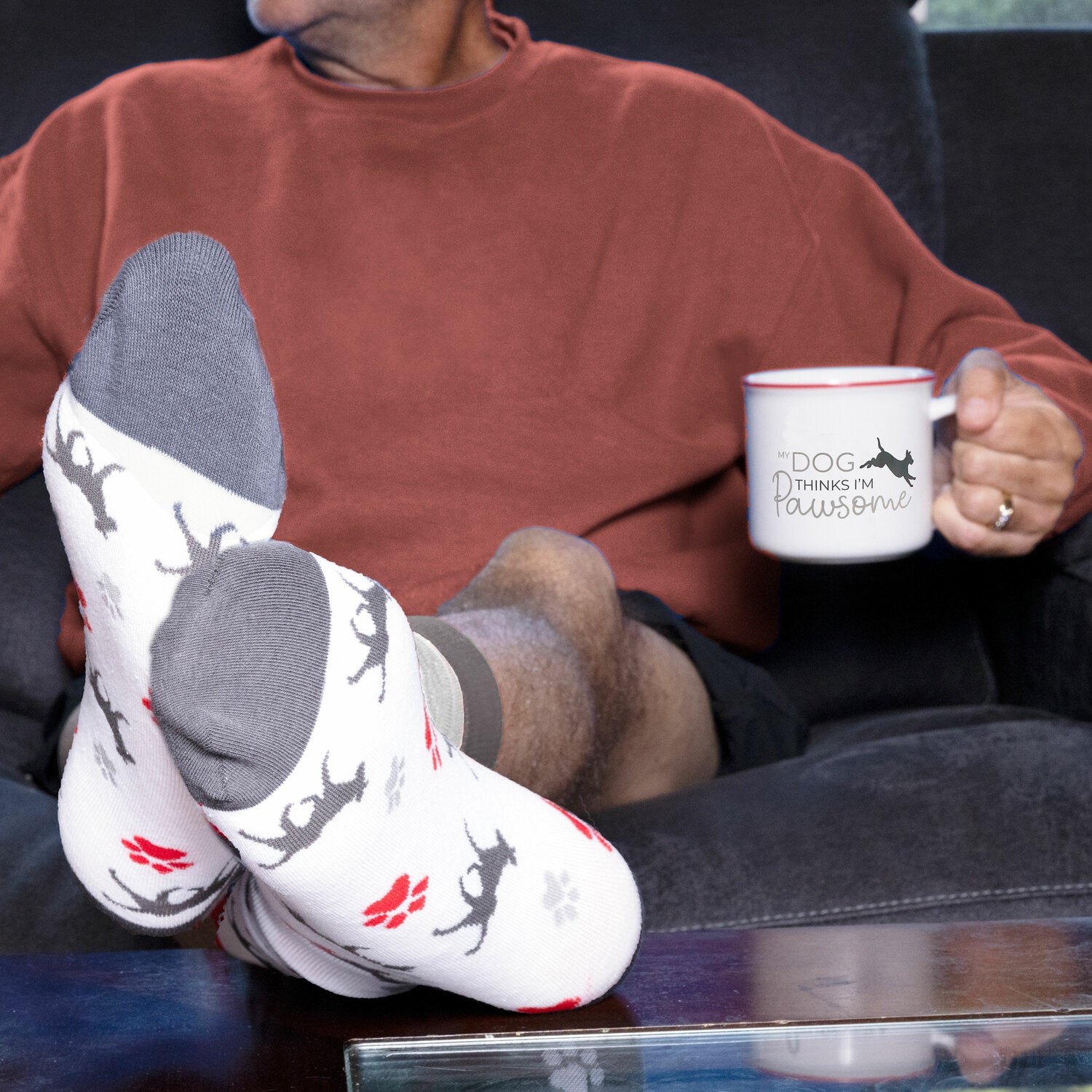 Pavilion My Dog 18 oz Mug & Crew Socks