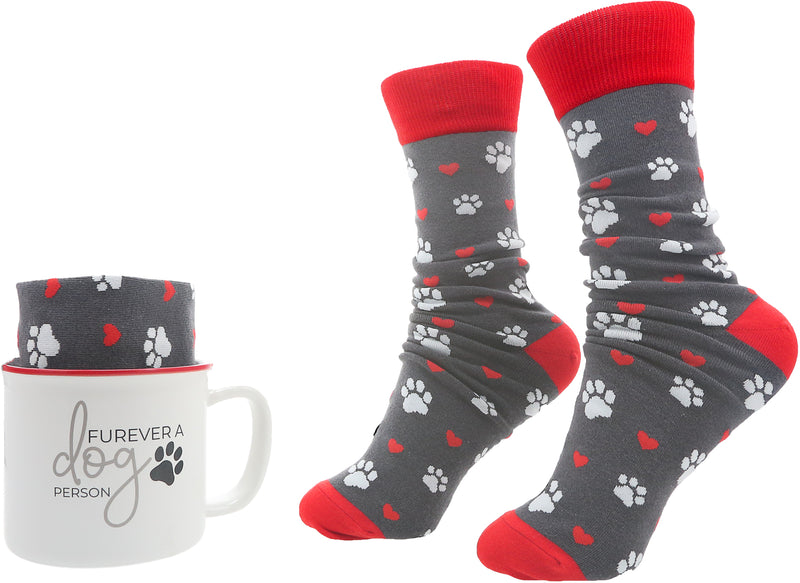 Pavilion Dog Person 18 oz Mug & Crew Socks