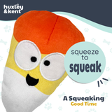 Huxley & Kent Tiny Tuff Kookie Korn Dog Toy