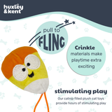 Huxley & Kent Flinger Kookie Korn Cat Toy