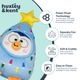 Huxley & Kent Pudgies Chilly Penguin Tree Dog Toy