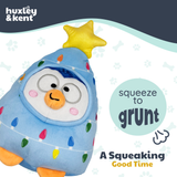 Huxley & Kent Pudgies Chilly Penguin Tree Dog Toy